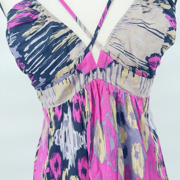 BCBG Max Azria A-Line Dress Women's Size Small Colorful Mini Dress - Picture 9 of 14